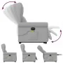 Sillón de masaje eléctrico reclinable elevable tela gris nube de , Sillones - Ref: Foro24-3303413, Precio: 346,39 €, Descuent...