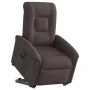 Sillón reclinable elevable tela marrón oscuro de , Sillones - Ref: Foro24-3303259, Precio: 268,92 €, Descuento: %
