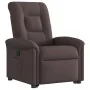 Sillón reclinable elevable tela marrón oscuro de , Sillones - Ref: Foro24-3303259, Precio: 268,92 €, Descuento: %