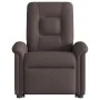 Sillón reclinable elevable tela marrón oscuro de , Sillones - Ref: Foro24-3303259, Precio: 268,92 €, Descuento: %