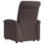 Sillón reclinable elevable tela marrón oscuro de , Sillones - Ref: Foro24-3303259, Precio: 268,92 €, Descuento: %
