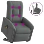 Silla de masaje reclinable de pie de tela gris oscuro de , Sillones - Ref: Foro24-3303265, Precio: 281,66 €, Descuento: %