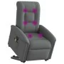 Silla de masaje reclinable de pie de tela gris oscuro de , Sillones - Ref: Foro24-3303265, Precio: 281,66 €, Descuento: %