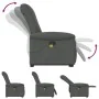 Silla de masaje reclinable de pie de tela gris oscuro de , Sillones - Ref: Foro24-3303265, Precio: 281,66 €, Descuento: %