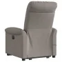 Sillón reclinable de masaje elevable tela gris taupé de , Sillones - Ref: Foro24-3303271, Precio: 294,84 €, Descuento: %