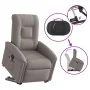 Sillón reclinable de masaje elevable tela gris taupé de , Sillones - Ref: Foro24-3303271, Precio: 294,84 €, Descuento: %