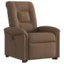 Sillón eléctrico reclinable elevable de tela marrón de , Sillones - Ref: Foro24-3303278, Precio: 326,59 €, Descuento: %