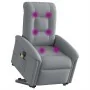 Sillón de masaje eléctrico reclinable elevable tela gris claro de , Sillones - Ref: Foro24-3303284, Precio: 345,02 €, Descuen...