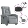 Sillón de masaje eléctrico reclinable elevable tela gris claro de , Sillones - Ref: Foro24-3303284, Precio: 345,02 €, Descuen...