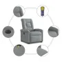 Sillón de masaje eléctrico reclinable elevable tela gris claro de , Sillones - Ref: Foro24-3303284, Precio: 345,02 €, Descuen...