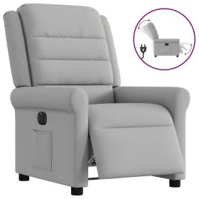 Sillón reclinable eléctrico de tela gris nube de , Sillones - Ref: Foro24-3303303, Precio: 242,61 €, Descuento: %