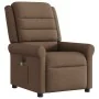 Sillón reclinable de masaje eléctrico tela marrón de , Sillones - Ref: Foro24-3303308, Precio: 246,46 €, Descuento: %
