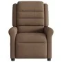 Sillón reclinable de masaje eléctrico tela marrón de , Sillones - Ref: Foro24-3303308, Precio: 246,46 €, Descuento: %
