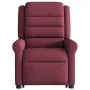 Sillón reclinable elevable tela rojo tinto de , Sillones - Ref: Foro24-3303317, Precio: 278,23 €, Descuento: %