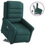 Sillón reclinable elevable tela verde oscuro de , Sillones - Ref: Foro24-3303320, Precio: 278,02 €, Descuento: %
