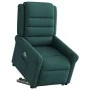 Sillón reclinable elevable tela verde oscuro de , Sillones - Ref: Foro24-3303320, Precio: 278,02 €, Descuento: %