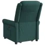 Sillón reclinable elevable tela verde oscuro de , Sillones - Ref: Foro24-3303320, Precio: 278,02 €, Descuento: %