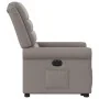 Sillón eléctrico reclinable elevable de tela gris taupe de , Sillones - Ref: Foro24-3303341, Precio: 347,23 €, Descuento: %