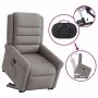 Sillón eléctrico reclinable elevable de tela gris taupe de , Sillones - Ref: Foro24-3303341, Precio: 347,23 €, Descuento: %