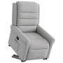Sillón eléctrico reclinable elevable de tela gris nube de , Sillones - Ref: Foro24-3303343, Precio: 330,83 €, Descuento: %