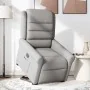 Sillón eléctrico reclinable elevable de tela gris nube de , Sillones - Ref: Foro24-3303343, Precio: 330,83 €, Descuento: %