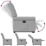Sillón eléctrico reclinable elevable de tela gris nube de , Sillones - Ref: Foro24-3303343, Precio: 330,83 €, Descuento: %