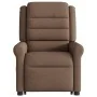 Sillón de masaje eléctrico reclinable elevable tela marrón de , Sillones - Ref: Foro24-3303348, Precio: 330,14 €, Descuento: %