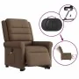 Sillón de masaje eléctrico reclinable elevable tela marrón de , Sillones - Ref: Foro24-3303348, Precio: 330,14 €, Descuento: %