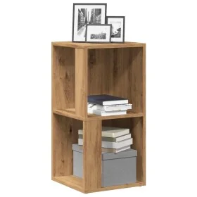 Mueble de esquina madera ingeniería roble artisan 33x33x67 cm by , Lockers and storage cabinets - Ref: Foro24-856719, Price: ...