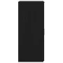 Armario de madera de ingeniería negro 40x45x103,5 cm de , Taquillas y armarios de almacenamiento - Ref: Foro24-859034, Precio...