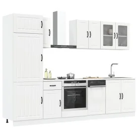 Mueble de cocina Kalmar blanco 8 piezas madera contrachapada de , Armarios de cocina - Ref: Foro24-3314801, Precio: 601,55 €,...