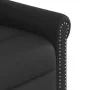 Sillón reclinable vertical de cuero sintético negro brillante de , Sillones - Ref: Foro24-3303418, Precio: 292,22 €, Descuent...