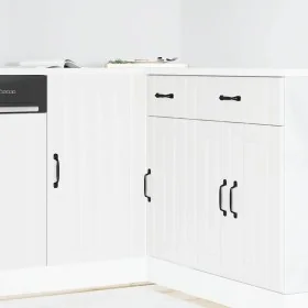 Mueble bajo fregadero Lucca madera contrachapada blanca de , Armarios de cocina - Ref: Foro24-854308, Precio: 84,77 €, Descue...