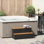 Escalón bañera hidromasaje negro 100x50x50,5 cm ratán sintético de , Accesorios para piscinas y spa - Ref: Foro24-4103944, Pr...