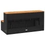 Escalón bañera hidromasaje negro 100x50x50,5 cm ratán sintético de , Accesorios para piscinas y spa - Ref: Foro24-4103944, Pr...