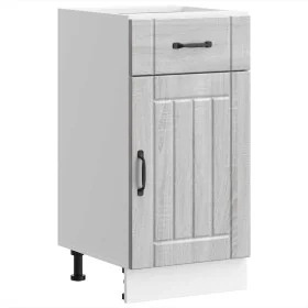 Mueble bajo de cocina Lucca madera contrachapada gris sonoma de , Armarios de cocina - Ref: Foro24-853713, Precio: 77,82 €, D...