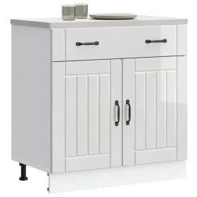 Mueble bajo de cocina Lucca blanca de alto brillo de , Armarios de cocina - Ref: Foro24-853739, Precio: 109,93 €, Descuento: %