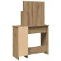 Tocador con espejo roble artisan 86,5x35x136 cm by , Bedroom Dressers - Ref: Foro24-857010, Price: 96,44 €, Discount: %