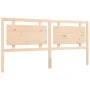 Estructura de cama con cabecero madera maciza 200x200 cm de vidaXL, Camas y somieres - Ref: Foro24-3194071, Precio: 175,14 €,...