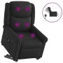 Sillón de masaje elevable eléctrico negro brillante de , Sillones - Ref: Foro24-3303424, Precio: 326,40 €, Descuento: %