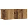 Conjunto de mueble de TV 2 piezas montado la pared madera vieja de , Muebles TV - Ref: Foro24-3329005, Precio: 99,80 €, Descu...
