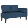Sofá diván con cojines tela azul de , Divanes - Ref: Foro24-4007585, Precio: 167,67 €, Descuento: %