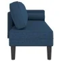 Sofá diván con cojines tela azul de , Divanes - Ref: Foro24-4007585, Precio: 167,67 €, Descuento: %