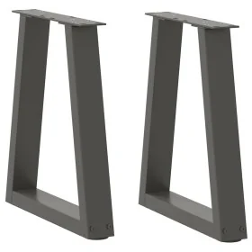 Patas para mesa de comedor en forma de V 2 uds antracita acero de , Patas para mesas - Ref: Foro24-4012546, Precio: 60,16 €, ...