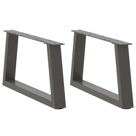 Patas para mesa comedor forma V 2 uds antracita 70x(30-31,3) cm by , Table legs - Ref: Foro24-4012538, Price: 66,34 €, Discou...