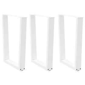 Patas para mesa de comedor forma V 2 uds blanco 70x(72-73,3) cm de , Patas para mesas - Ref: Foro24-4012661, Precio: 136,81 €...