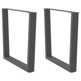 Patas para mesa comedor forma V 2uds antracita 90x(72-73,3) cm de , Patas para mesas - Ref: Foro24-4012654, Precio: 103,59 €,...