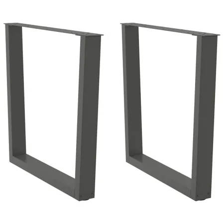 Patas para mesa comedor forma V 2uds antracita 90x(72-73,3) cm de , Patas para mesas - Ref: Foro24-4012654, Precio: 103,59 €,...
