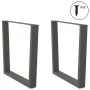 Patas para mesa comedor forma V 2uds antracita 90x(72-73,3) cm de , Patas para mesas - Ref: Foro24-4012654, Precio: 103,59 €,...