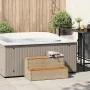 Escalón bañera hidromasaje beige 100x50x50,5 cm ratán sintético de , Accesorios para piscinas y spa - Ref: Foro24-4103946, Pr...